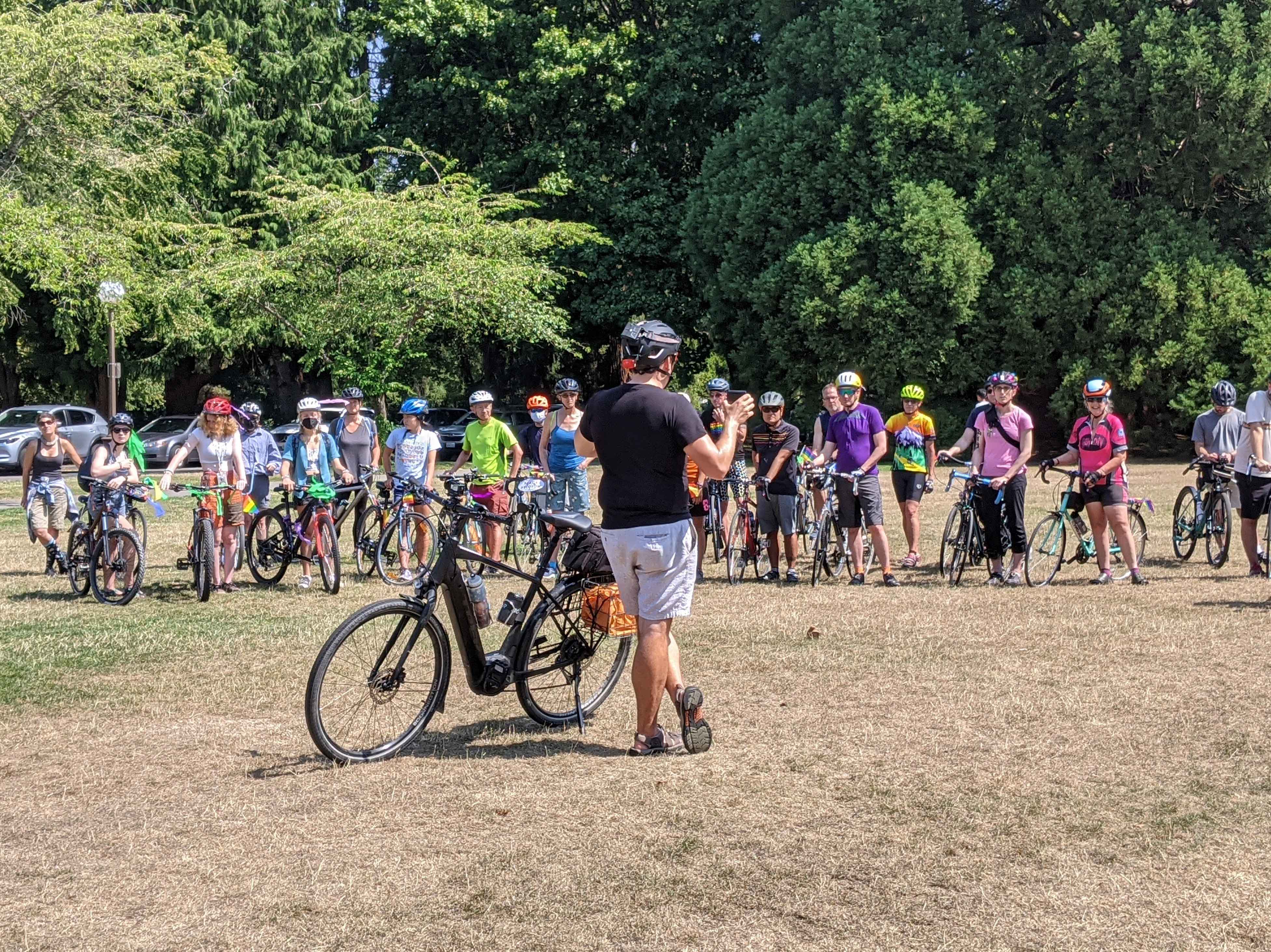 Photos From MoPOP + Cascade Bicycle's Seattle Queer History Bike Tour Celebrating the Opening of 'Rise Up: Stonewall and the LGBTQ Rights Movement'