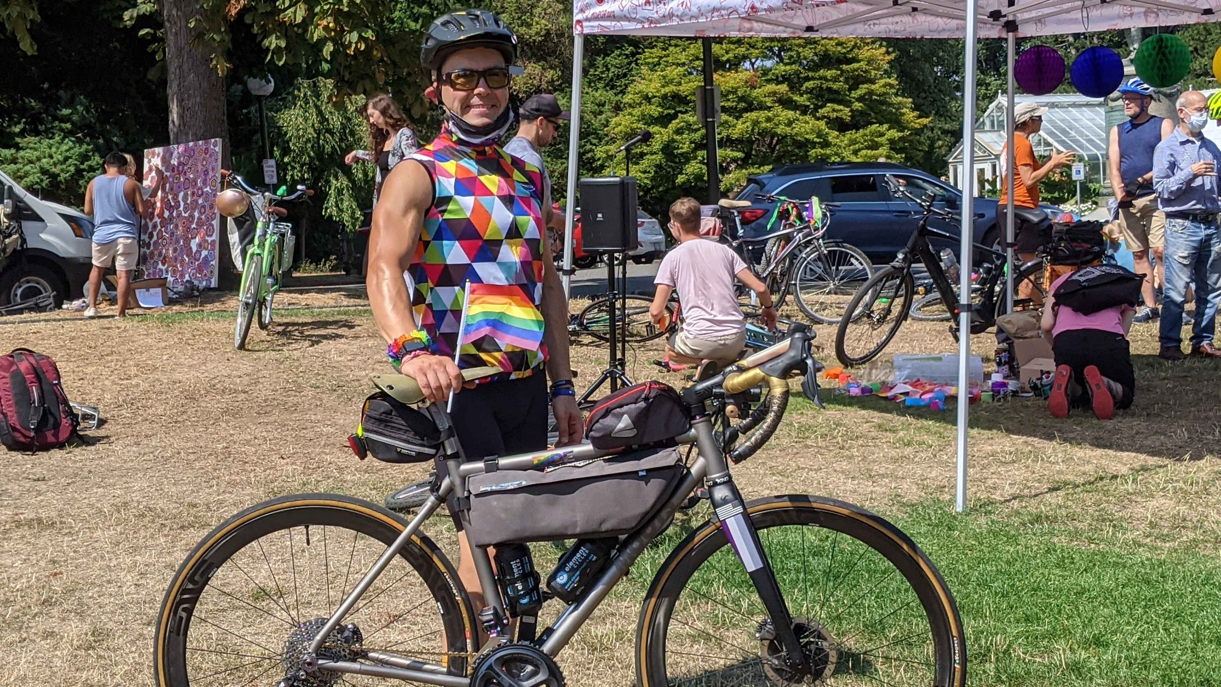 Photos From MoPOP + Cascade Bicycle's Seattle Queer History Bike Tour Celebrating the Opening of 'Rise Up: Stonewall and the LGBTQ Rights Movement'