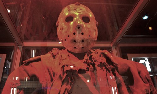 Jason's mask and outfit closeup