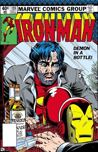 Iron Man comic issue 128 cover artwork