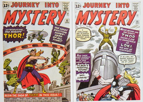 Thor Journey into Mystery comic cover artwork