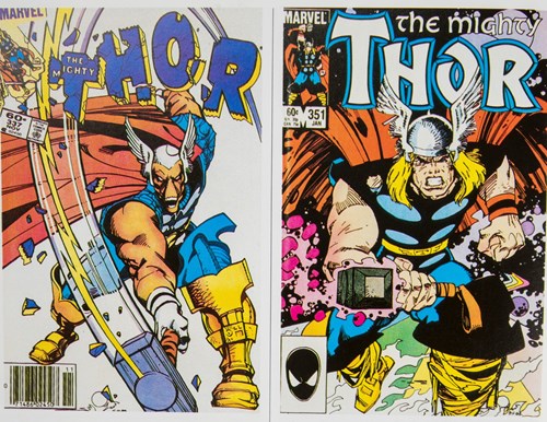The Mighty Thor comic cover artwork