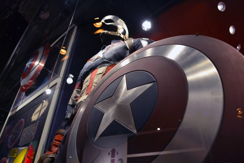 Captain America costume at MoPOP