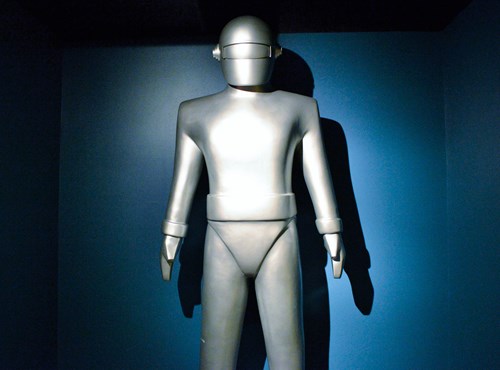 Gort the robot statue at MoPOP