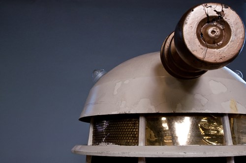 A close up look at a Dalek