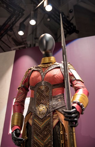 Okoye costume from Black Panther