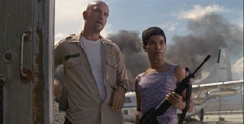 Malkovich and Santiago in Con Air